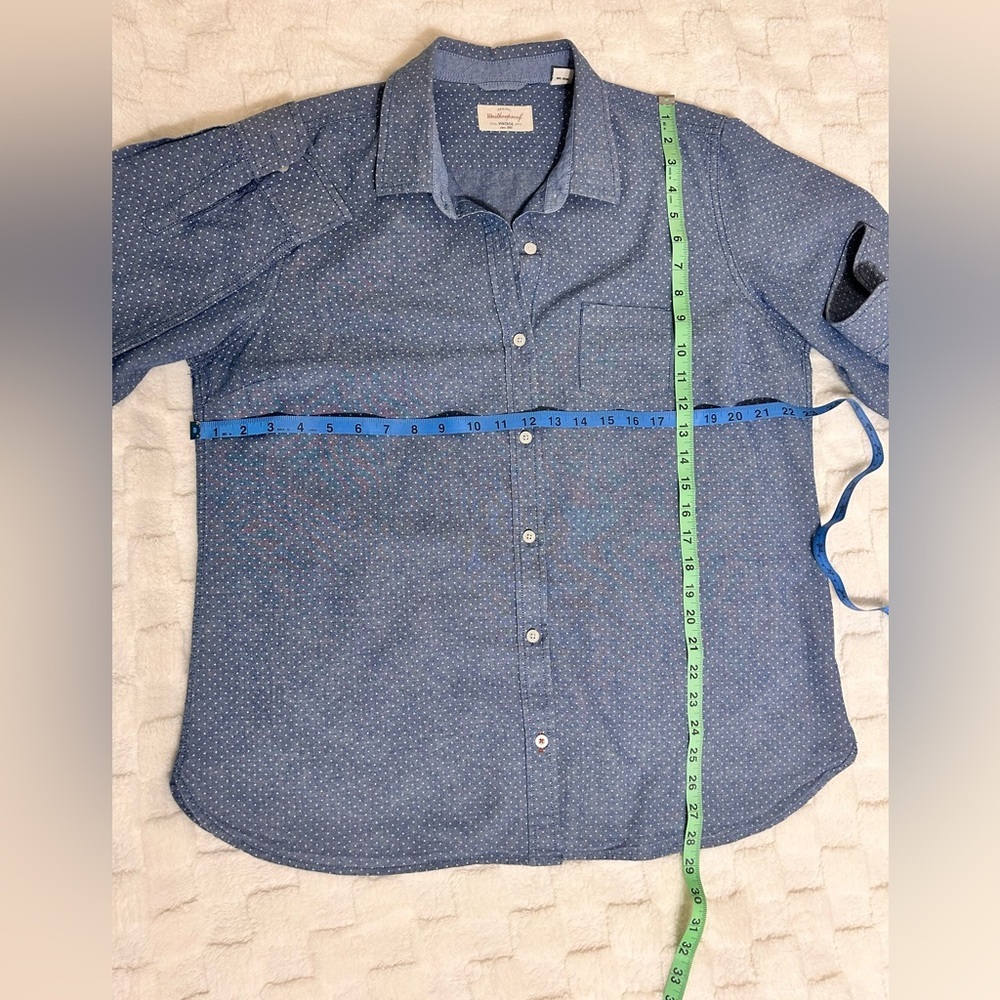 Weatherproof Blue Blouse with Soft Fabric and Relaxed Fit - Picture 3 of 6